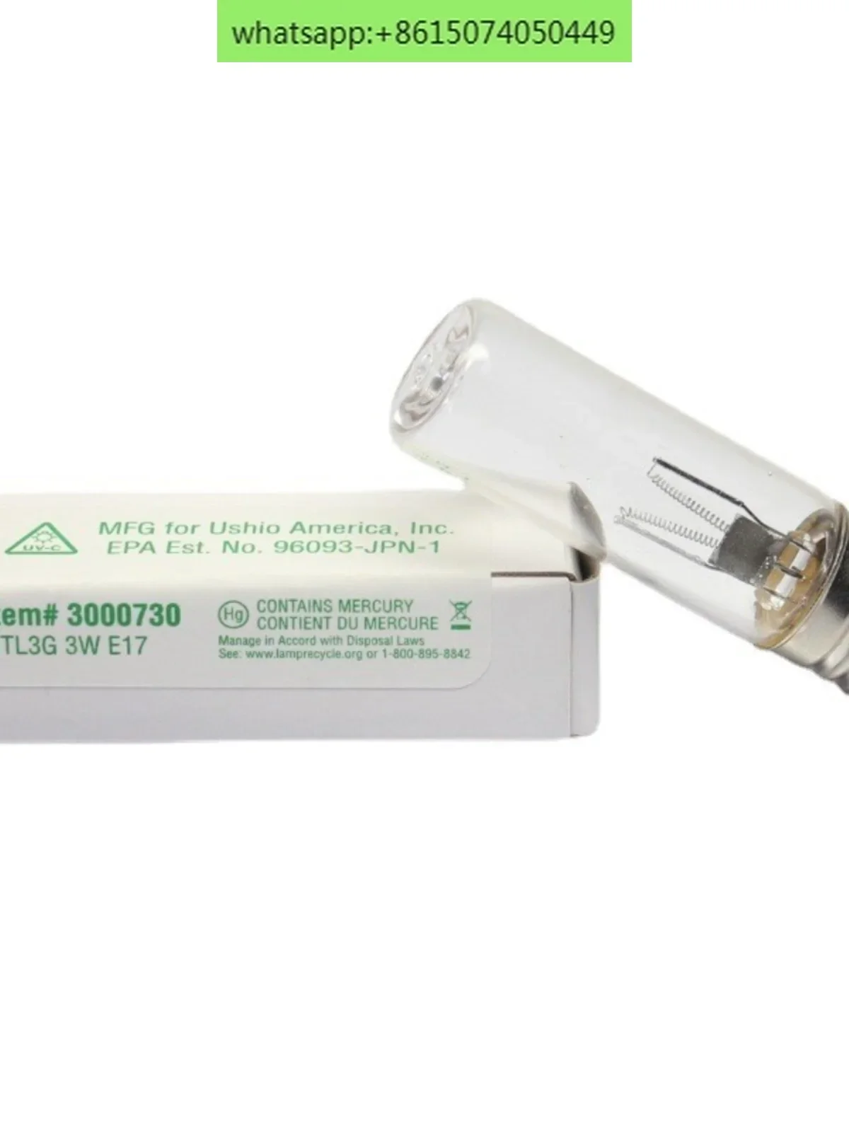 

USHIO 3000022 30000730 УФ-лампа низкого напряжения НИЗКОГО ТИСКУ GRM-0036