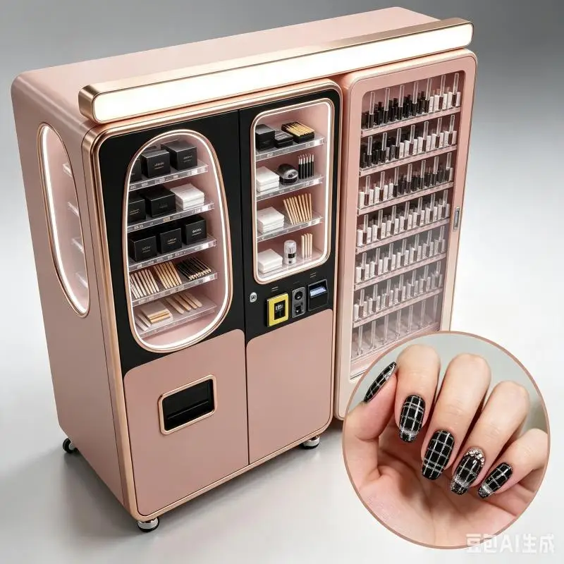 Smart Cosmetics Vending Machine Customized Makeup Skincare Locker Touch Screen Advertising Display Retail Sales Machine