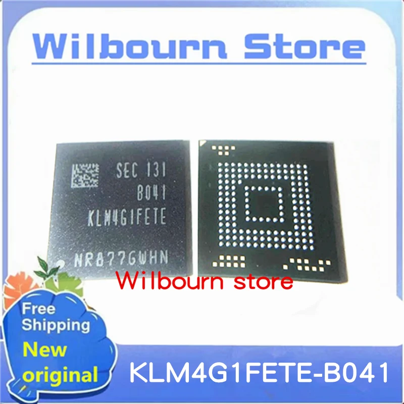 

New Original 2PCS~20PCS/LOT KLM4G1FETE-B041 KLM4GIFETE-B041 KLM4G1FETE 4GB BGA153