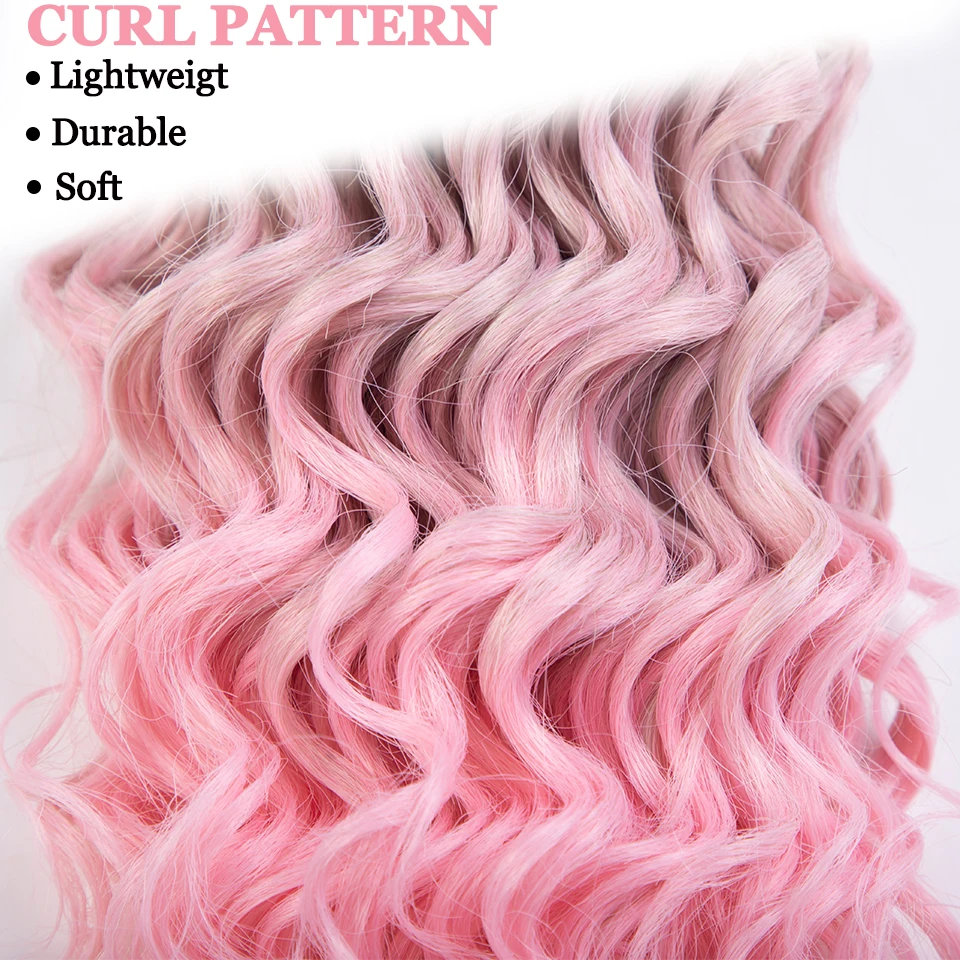 NATURE 10 Inch Deep Curly Twist Crochet Hair Synthetic Kinky Curl Hair Crochet Braid High Temperature Fiber Hair Extensions