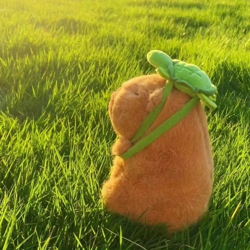 23cm Capybara Plush Toy Simulation Capibara Anime Fluffty Toy Cute Doll Stuffed Animals Soft Plush Doll Christmas Gifts for Kids