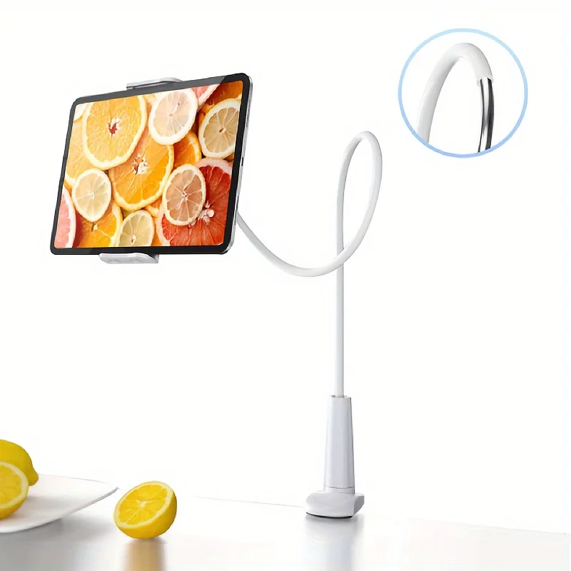 Gooseneck Tablet Mount Holder for Bed Desk Phone Holder Flexible Long Arm Clamp Tablet Stand for IPad Samsung Xiaomi Accessorie