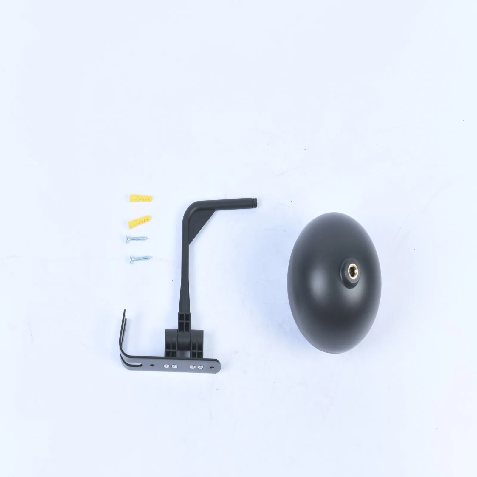 Space Aluminum 180° Rotation Helmet Hanger With Hooks For Coats Caps Motorcycle Helmets