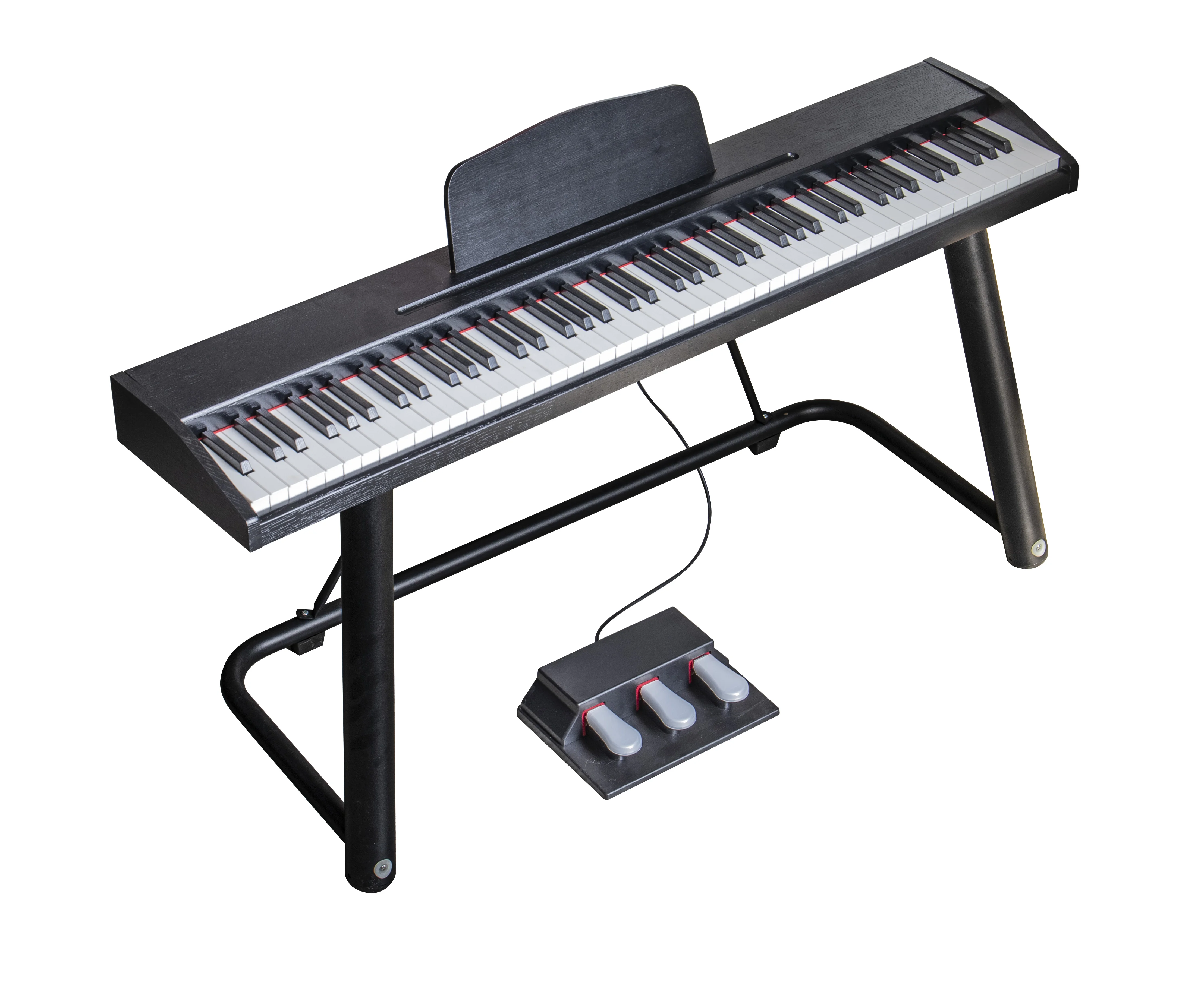 Portable Digital Midi Electronic Organ Piano Keyboard for Music Learner Home Practice Studio Arrangement Amateur Daily Playing