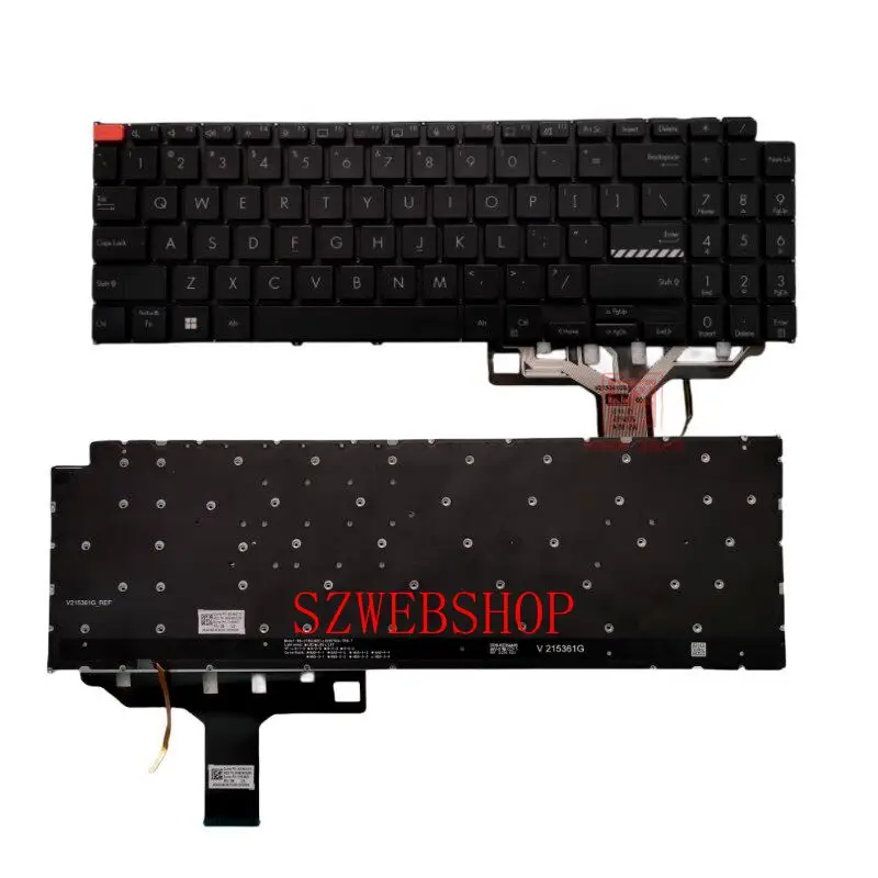 

New For ASUS VIVOBOOK S15 S5504VA K5504VA S5504V Laptop backlit US keyboard