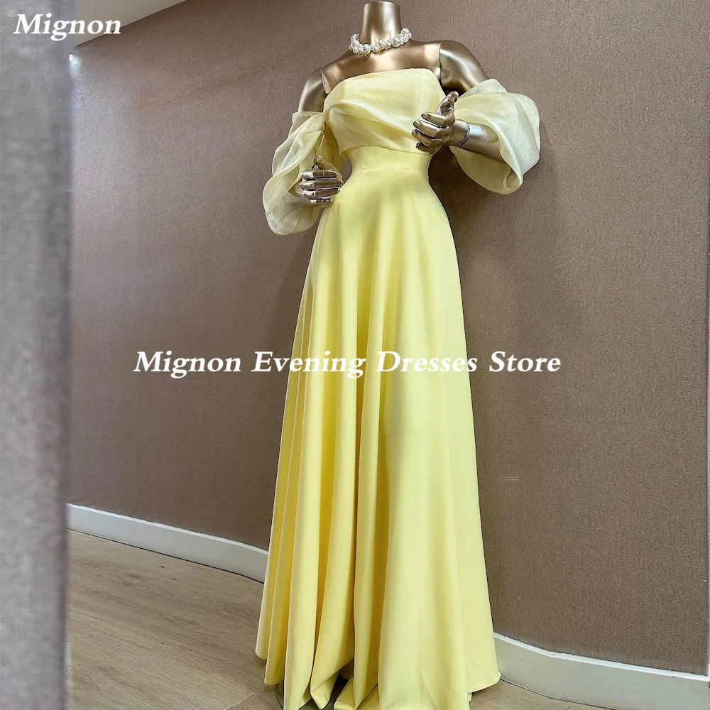 Mignon Satin A-ligne sans bretelles à volants robe de Rhpour les femmes, longueur de rinçage, saoudien, élégant, robe de soirée formelle, populaire, 2023