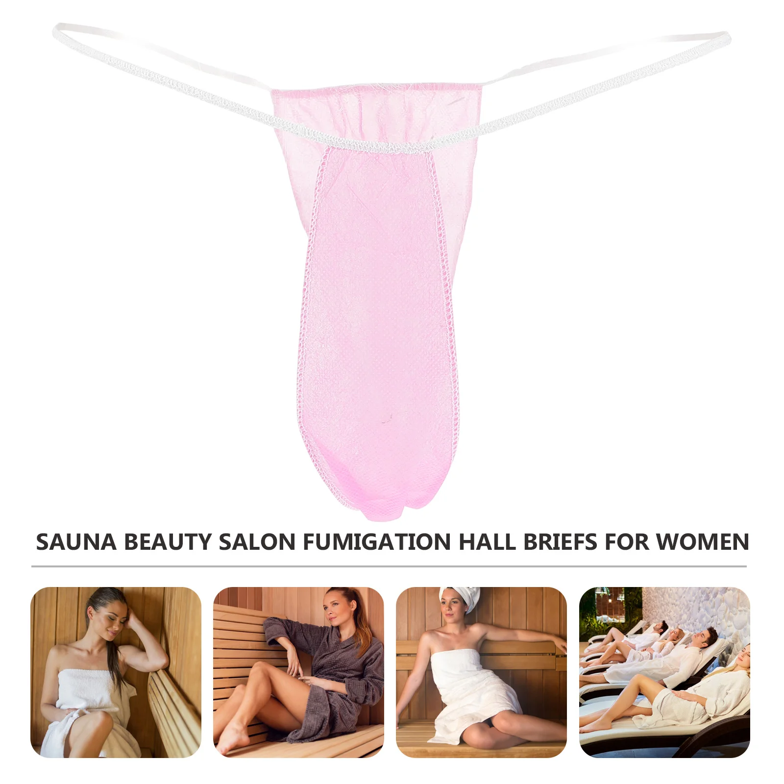 20 Pcs Disposable Thong Panties Portable Women Spa for Non-woven Fabric Women's Massage