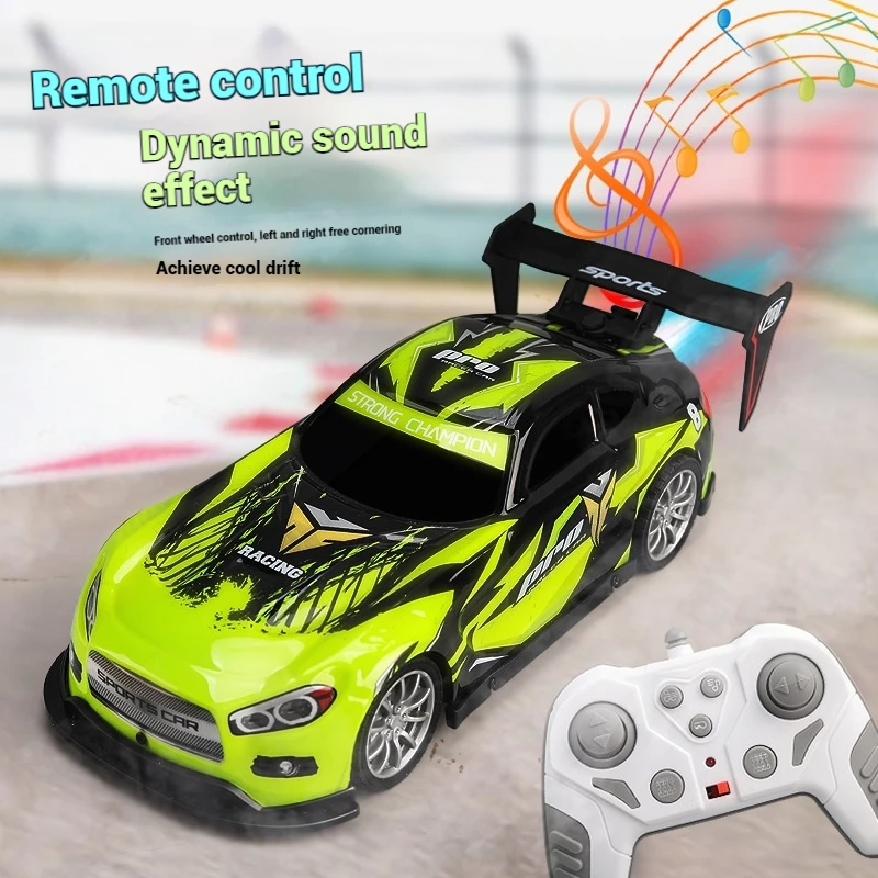 2.4g New Music Spray Remote Control Racing Drift Racing Lights Spray Cool Racing Boy Drift Racing Toy Gift