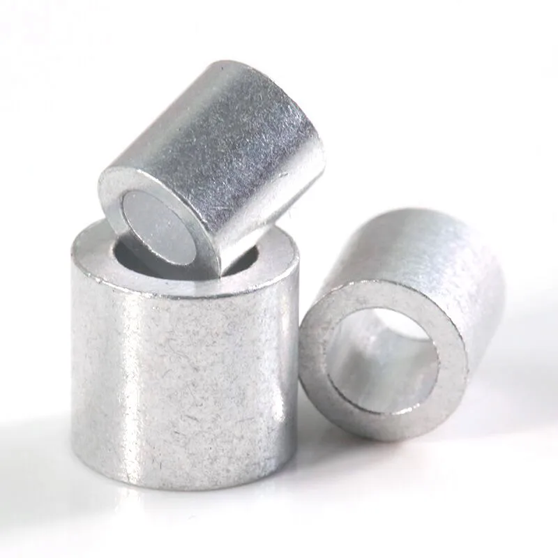 Picture 5: 1-50pcs Round Aluminum Sleeve Wire Crimp Sleeve Wire Ferrules Cord Lock Aluminum Cable Stopper Fixing Crimp Rope Hardware M1-M12