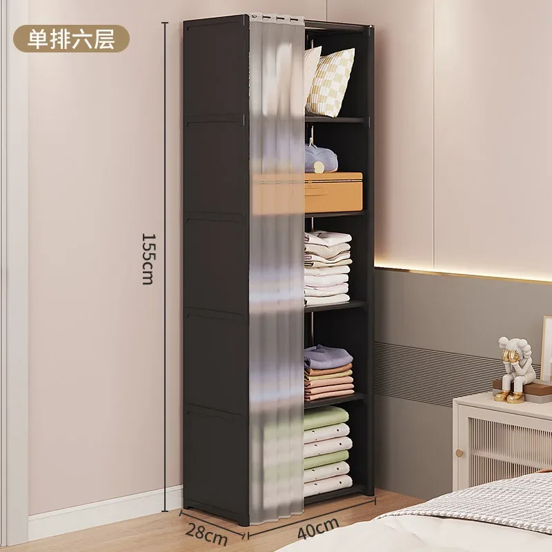 Desktop Simple Bookshelf Floor To Floor Children\'s Household Storage Rack Living Room Multi-layer  Cabinet Dustproof Bookcase