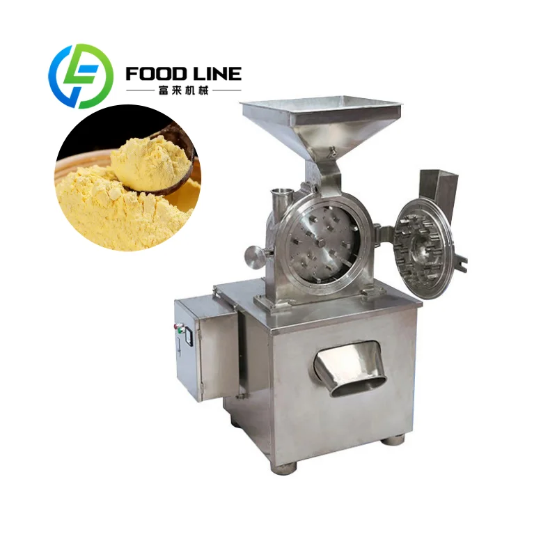 

Electric Tooth Plate Grinder for Food Processing White Sugar Cereal Corn Rice Crusher Factory Direct Sales Core Components Motor