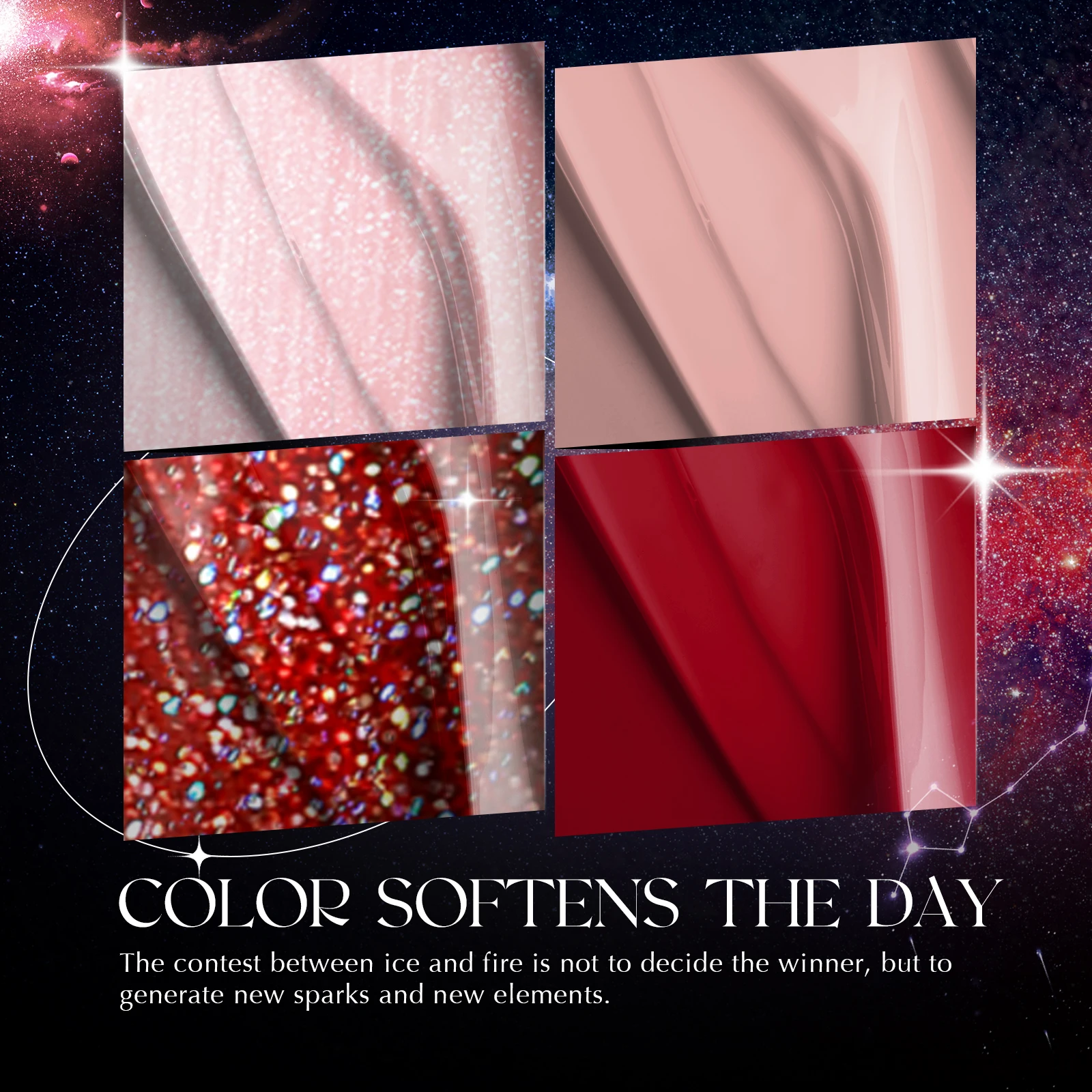 ROSALIND Bright Flash Gel Nail Polish Kit 4/6PCS Set UV Nail Art Semi Permanent Hybrid Varnishes Soak Off Base Top Coat Nail Art