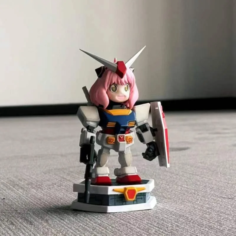 Q-versie Anya Forger Cos Schattig robotmodel speelgoed verzamelbaar verjaardagscadeau actiefiguur verzamelaars item anime thema decoratie