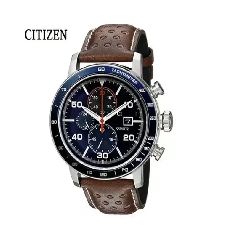 CITIZEN Men\'s Watch Luxury Quartz Chronograph Sport Waterproof Man Watches Military Fashion Stainless Steel Wristwatch Clocks