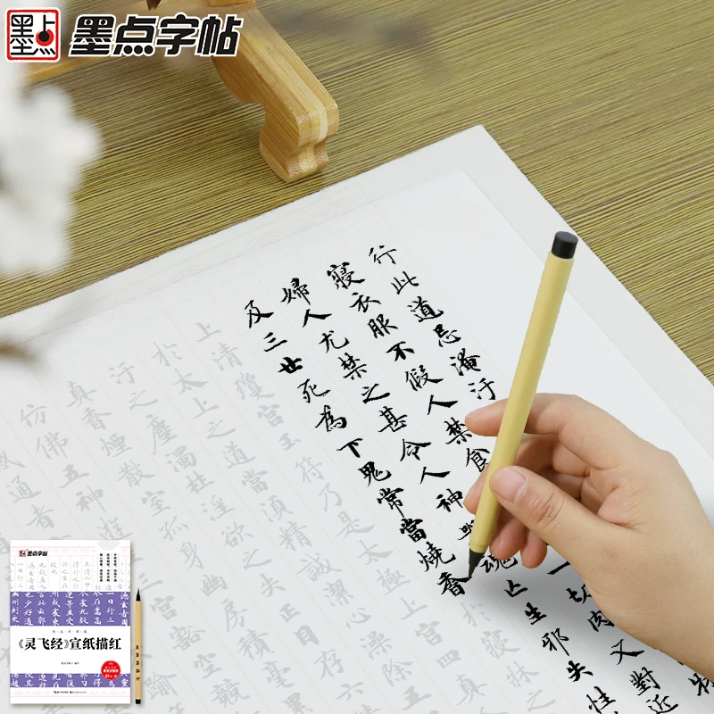 

Chinese Calligraphy Rice Xuan Paper Lingfei Jing Copybook Practice Chinese Beginners Brush Writing Paper for Adult