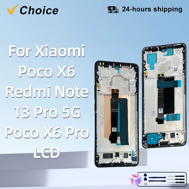 xiaomi-poco-x6-lcd-note-13-pro-5g用amoledディスプレイ-タッチスクリーンデジタイザー-xiaomi-poco-x6-proディスプレイ2311drk48g交換用