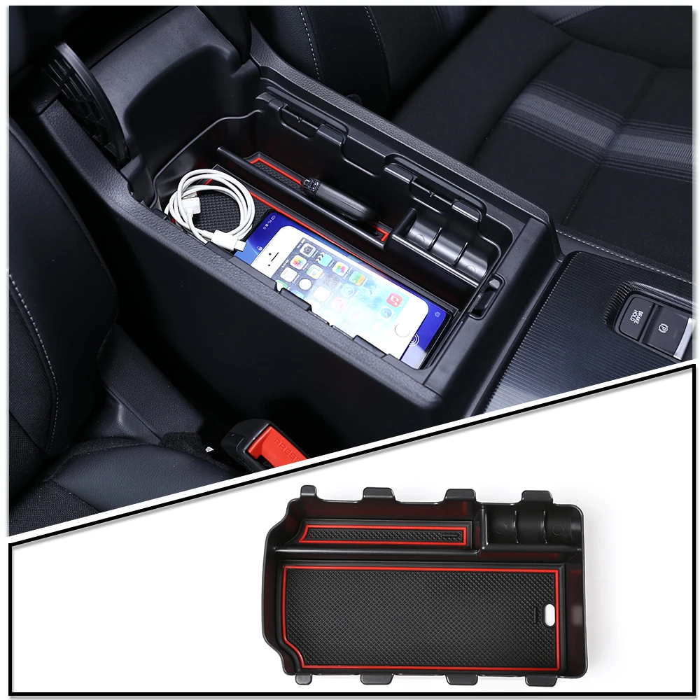 

for honda civic 2022 Car styling ABS black Car Armrest Box Storage Stowing Tidying Box Phone Box car accessories interior