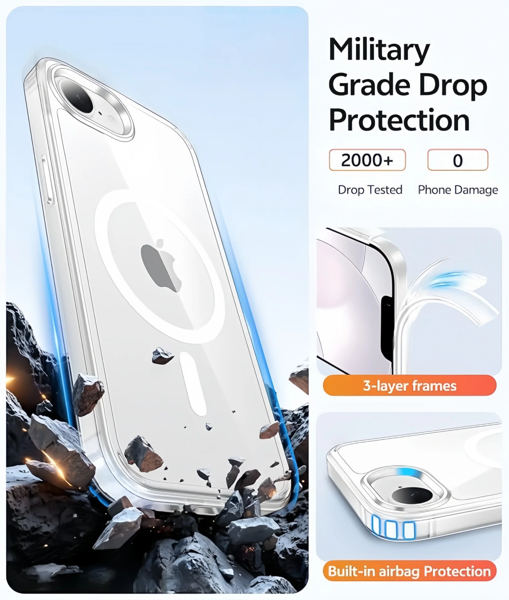 Custodia Magnetica Trasparente - Yellow Phone Accessories recensione e prezzo
