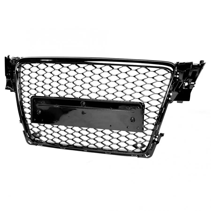 

Honeycomb Grill Mesh Front Hood Grille Car Front Bumper Grill Center Grille for RS4 Grill for A4 B8 2008-2012 for S4