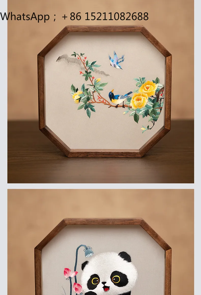 SCY desktop exquisite ornament home table manual double-sided embroidery gift creative souvenir
