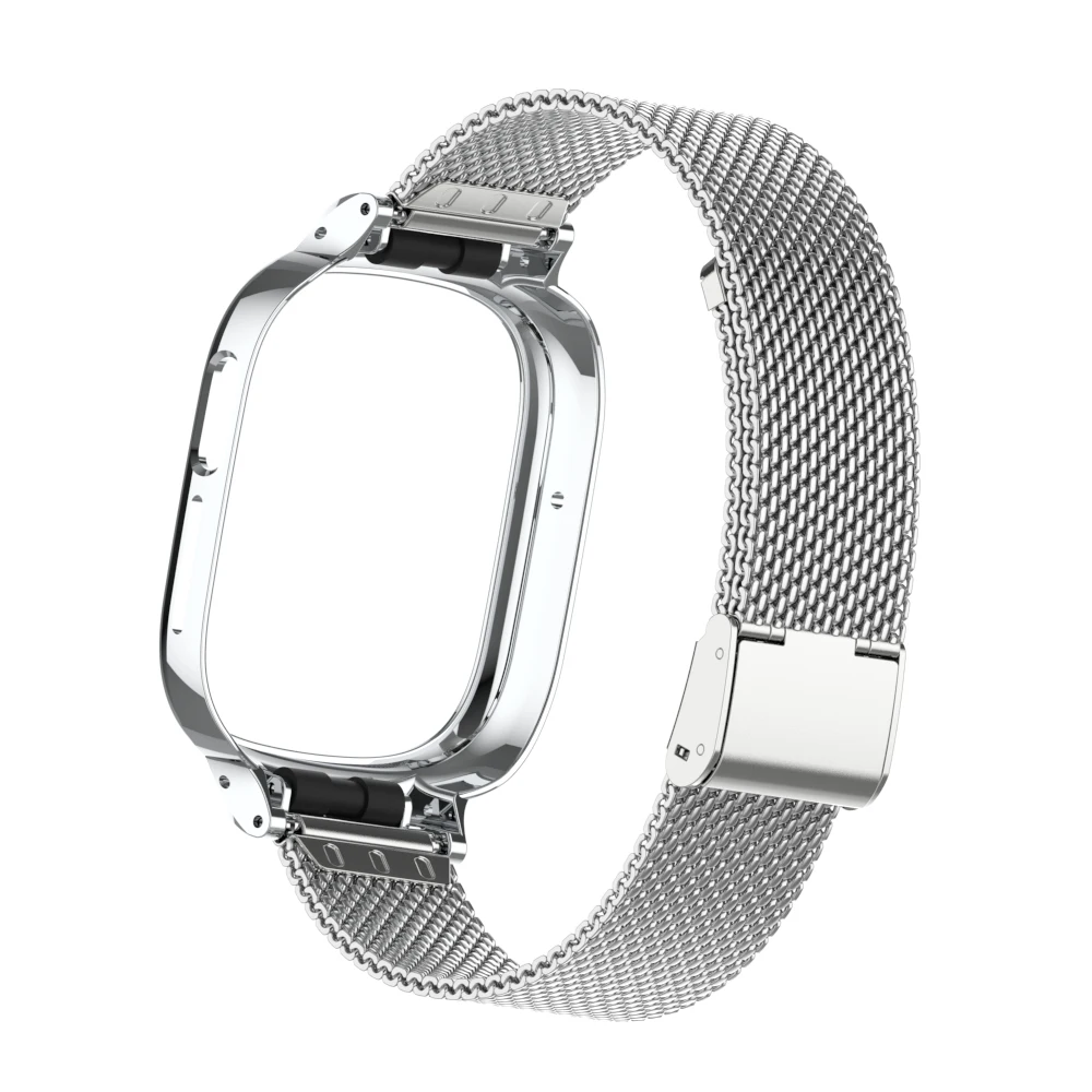 Suitable for Honor Watch 4 Stainless Steel Network Card Buckle Strap Metal Protective Case Honor Watch 4 Replacement Strap