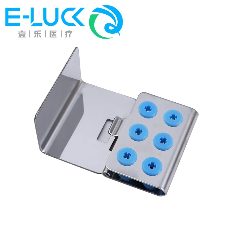 Dental Ultrasonic Scaler Tip Holder Bur Drills Holder Block Organizer Autoclave Sterilizer Case Endo File Disinfection Box