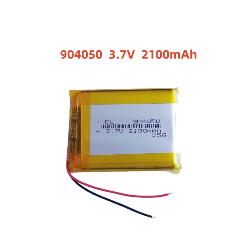 

904050 3.7V 2100mAh Lithium Polymer LiPo Rechargeable Battery Li cells For PAD DVD E-book Note Book Bluetooth Headset Mobile