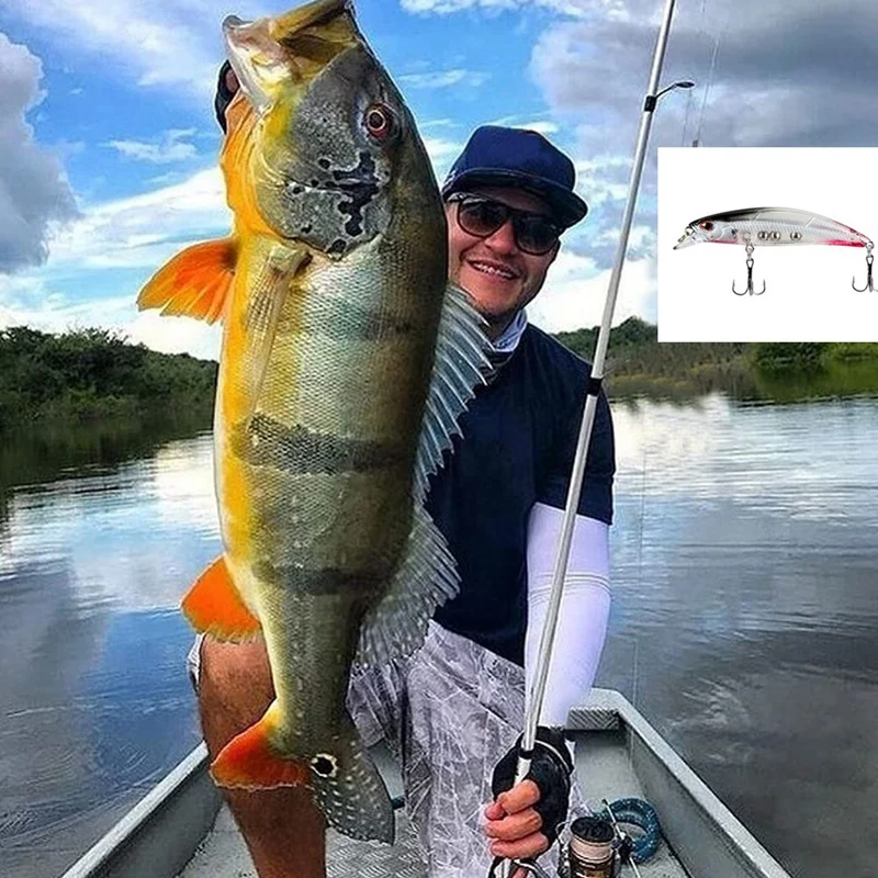 NO.8 New Colorful Sinking 6.8Cm/4G Hard Bait Fishing Lure With Vibrating & Sinking Action For Fishing Bait Easy To Use