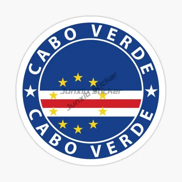 

Republic of Cape Verde Flag Car Sticker Laptop Wall Bicycle Truck Helmet Racing Off-road Decal