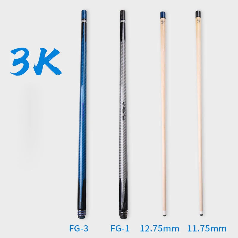 2022 NEW Fury FG Pool Cue Stick Carbon Fiber Handle 11.75mm/12.75mm Tip Size UniLoc Joint With Pool Cue Case Set