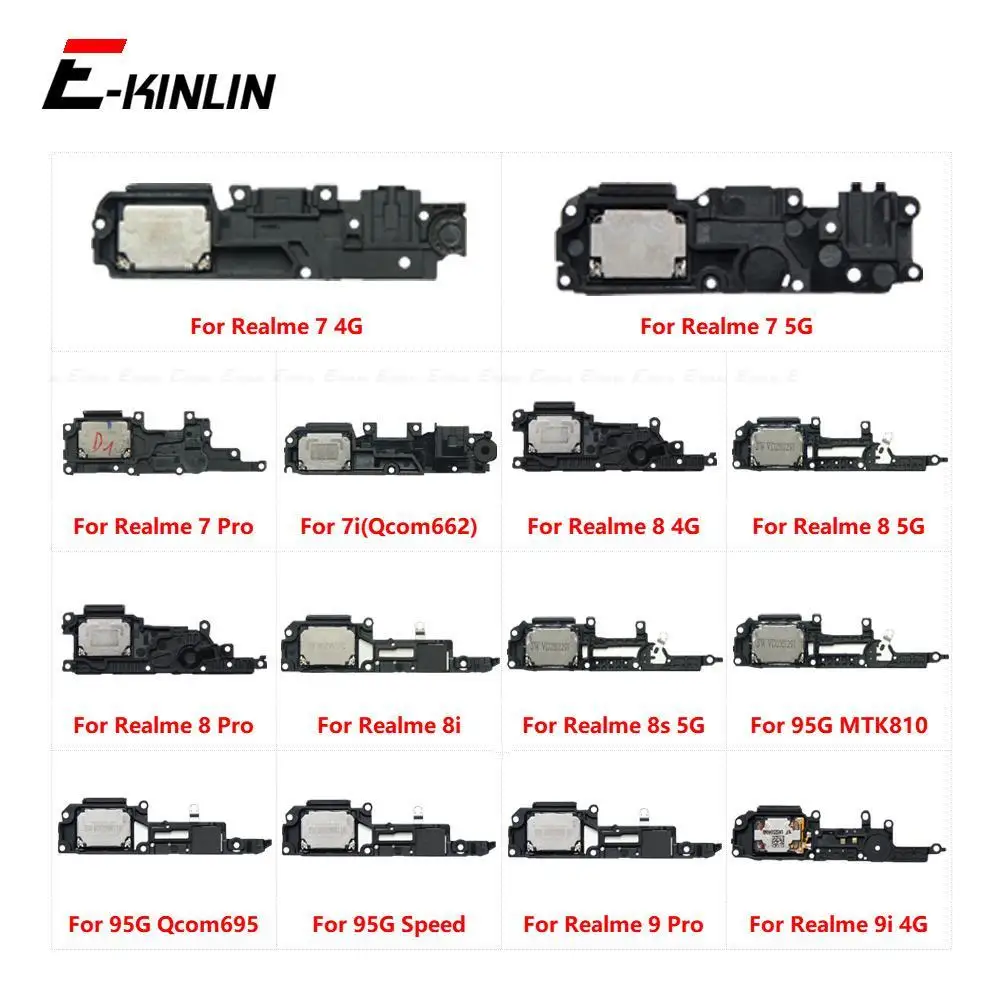 Main Back Buzzer Ringer Loud Speaker Loudspeaker Flex Cable For OPPO Realme 7 7i 8 8i 8s 9i 9 Pro Speed 4G 5G