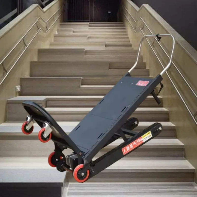

[Hot Sale] Portable Powered Heavy Electric Folding Hand Climbing Liftkar Stair Climber Lifting Trolley For Stair