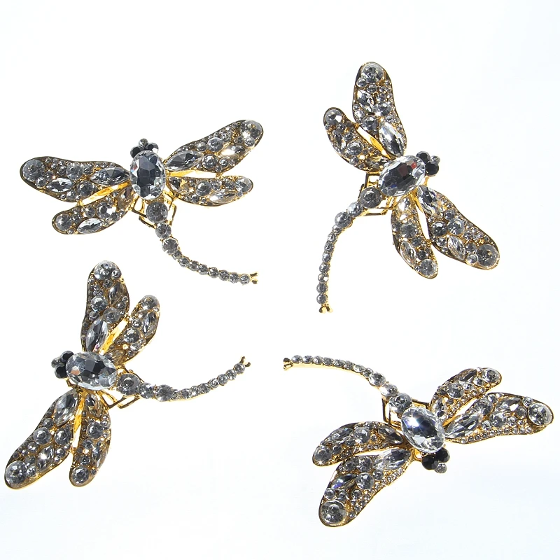 Fashion High Quality Large Vintage Dragonfly Brooches for Women Dress Scarf Brooch Pins Jewelry Accessories Gift