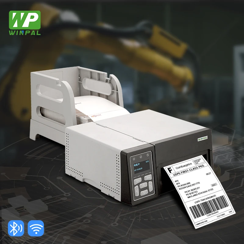 

Winpal WP-S2 203 DPI Industry Thermal Printer Visual Window Barcode Label Printing Machine for Logistics