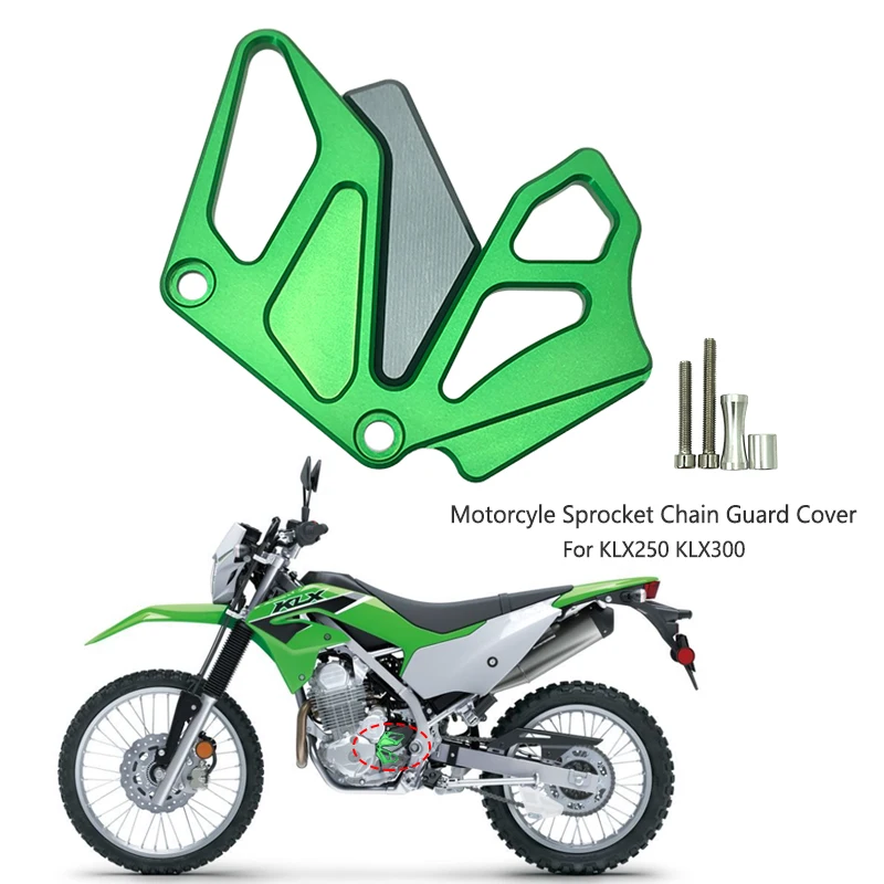 Motorcyle Modified Front Sprocket Chain Guard Cover Gear Protector Cover Fit For Kawasaki KLX250 KLX 250 2013-2023 2021 2022