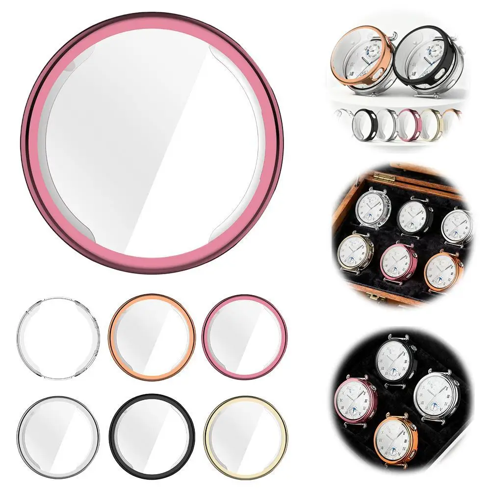 

Полный чехол из ТПУ для huawei Watch GT6 46 мм 41 мм, полное покрытие, защитная пленка для экрана, бампер, защитные аксессуары для huawei Watch GT 6