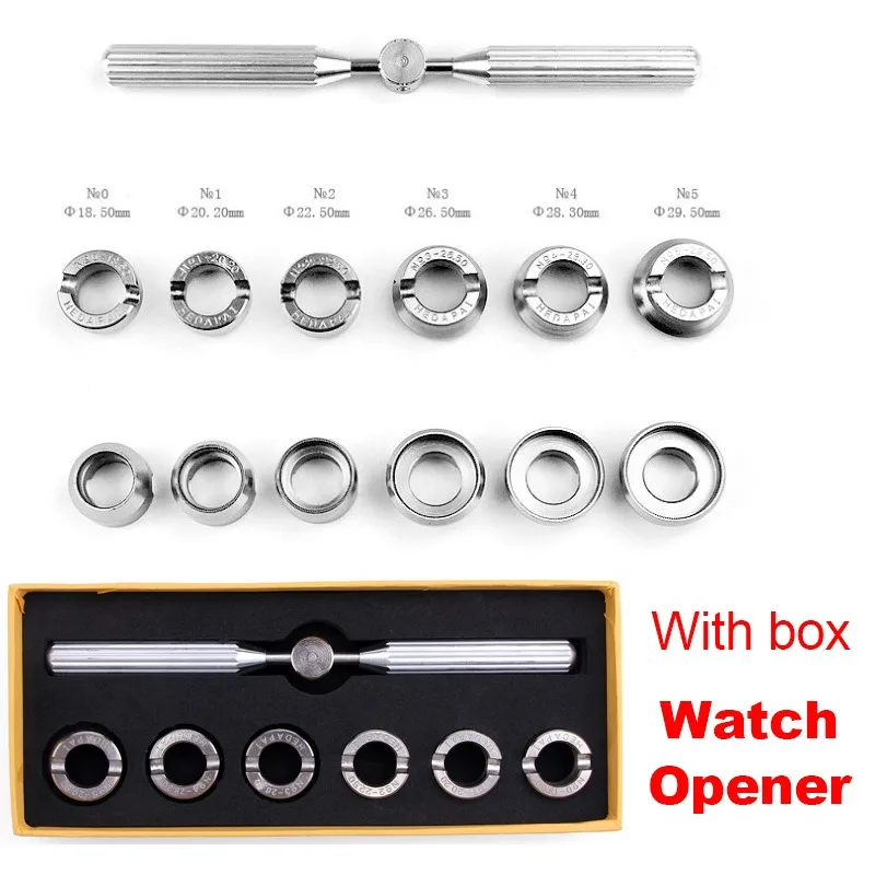 Watch Opener Stainless Steel Watch Back Case Cover 5537 Gear Opener Watch Repair Tool Metal Wrench Dies Repairer Tools for Rolex