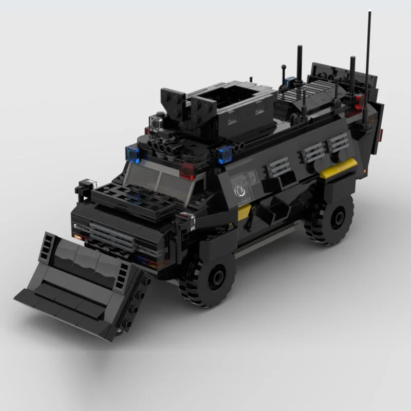 S5 Gepantserd personeelsdrager Model MOC Bouwstenen Oorlogsuitrusting Modulaire technologie Geschenken Vakantie Monteer kinderen Speelgoedpak