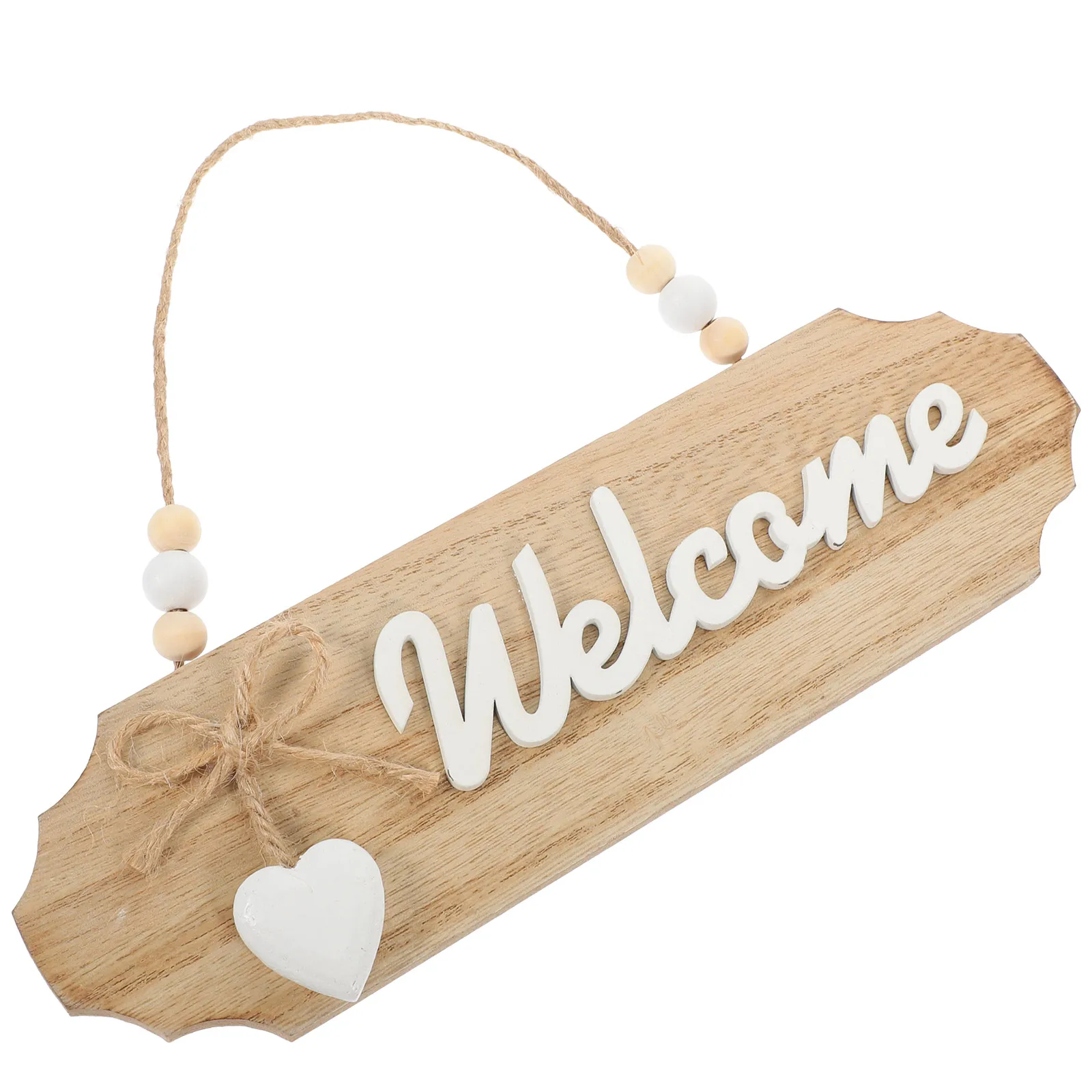 

Wooden Door Sign Hanging Decoration Home Ornament Plaque Front Decor Rustic Farmhouse Welcome Porch Standing Signs Outdoor