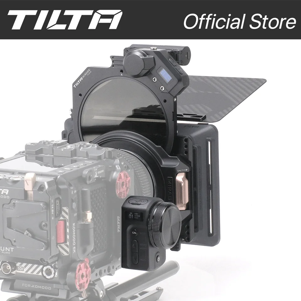 TILTA MB-T16-B Mirage Motorized Matte Box with VND Filter Kit 4x5