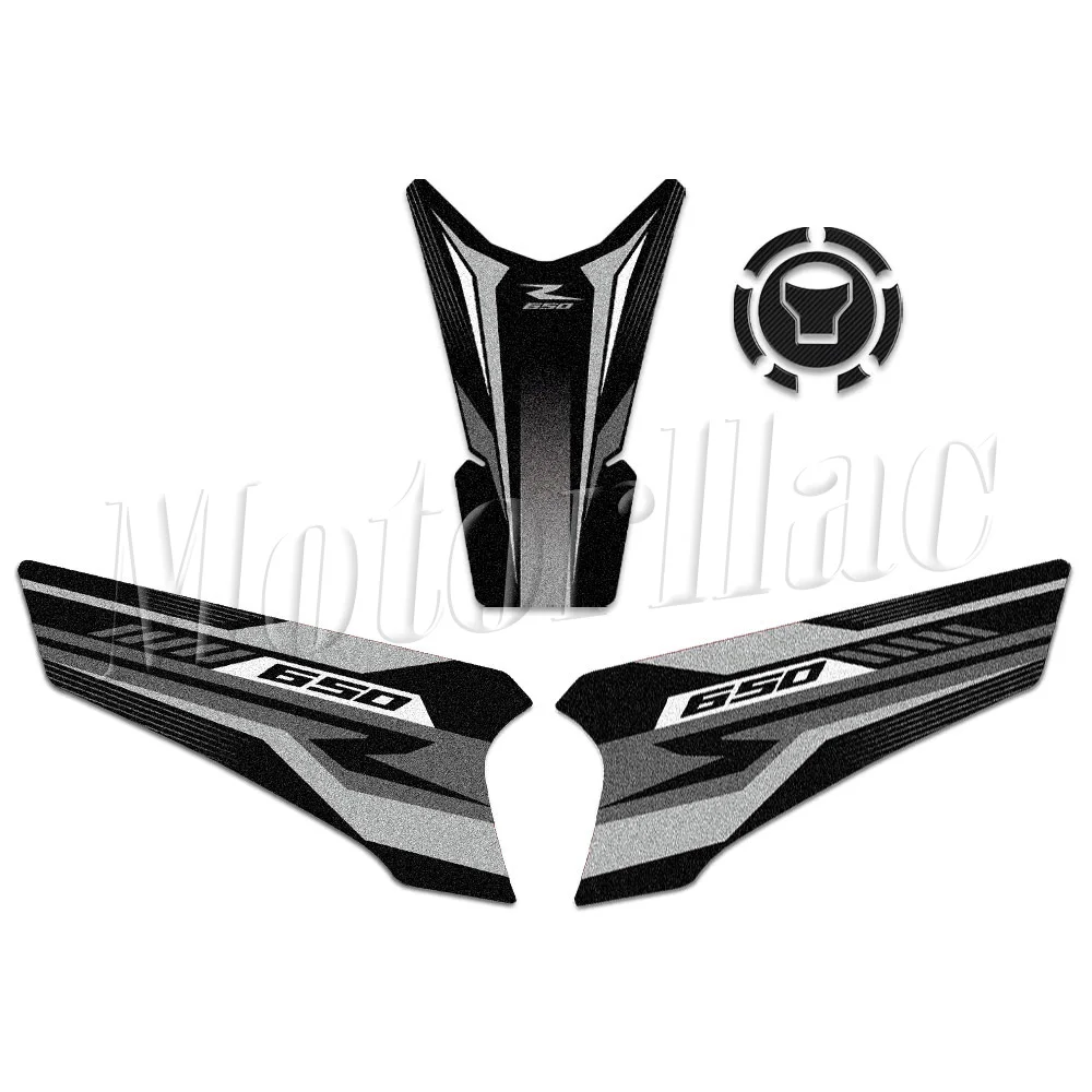 Motorrad-Tankpad-Aufkleber Rutschfester Kniegriff-Schutz-Aufkleber Zubehör für Honda CBR650R CB650R 2019-2024 2023 – Detail 6