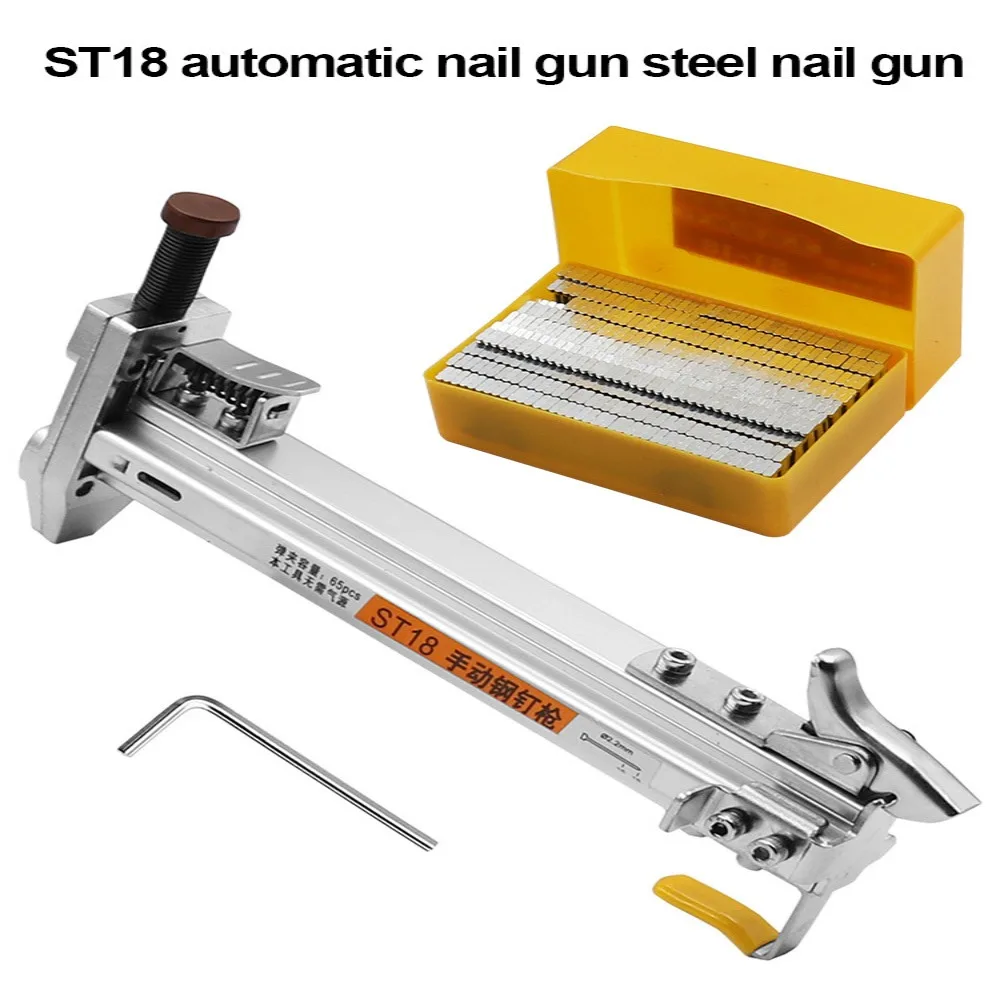 Manual Steel Nail Gun Semi Automatic Cement Nail Gun Wire Slot Nailing Device Nailing Machine