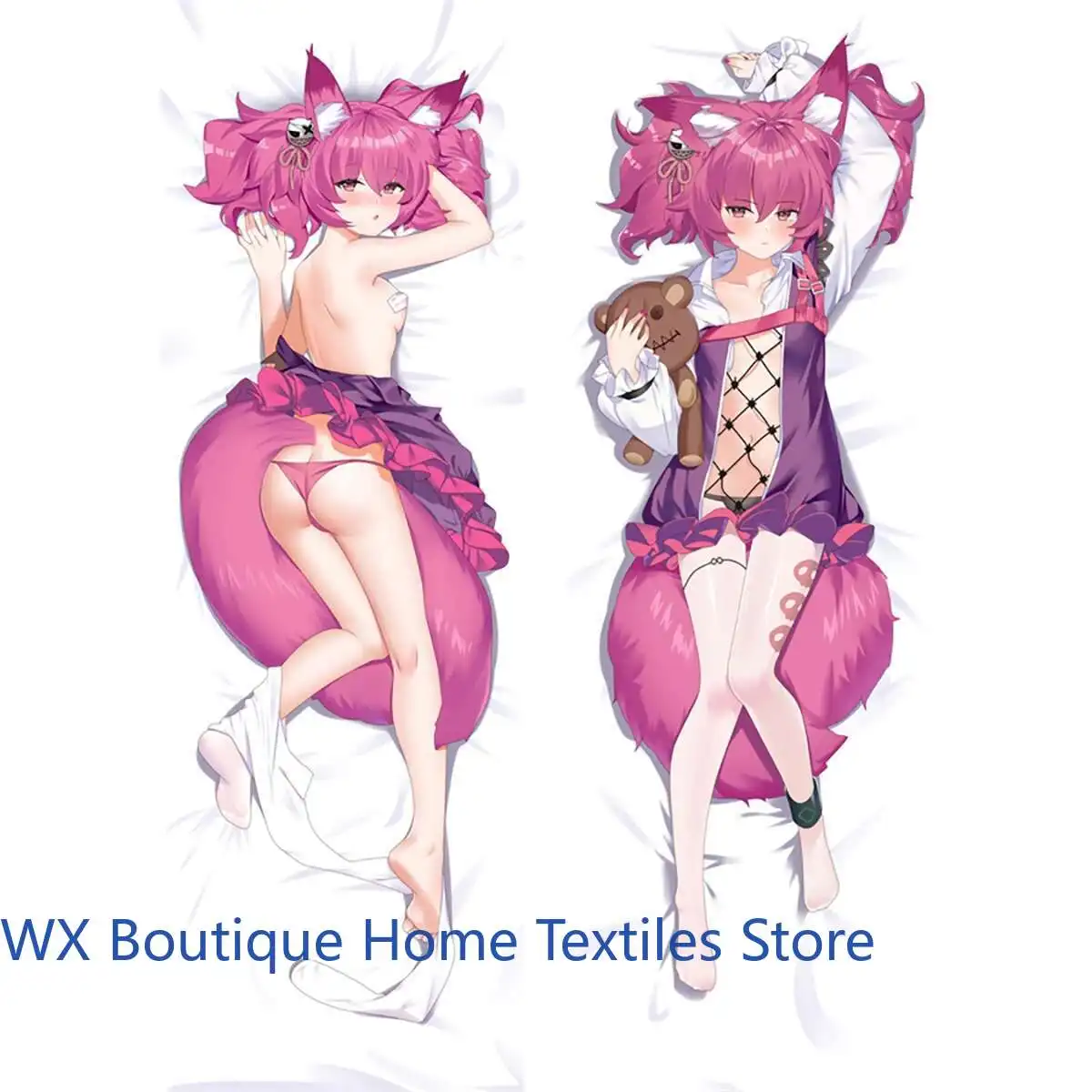

Game Arknights Shamare Dakimakura Sexy Hing Case Pillow Cushion Cover