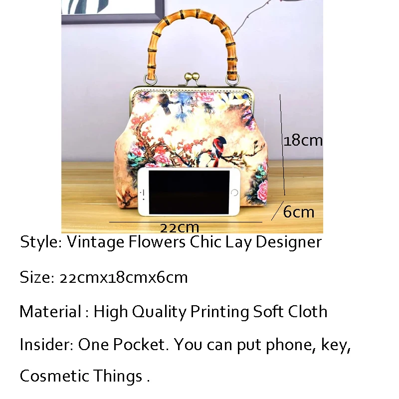 Vintage Shell Lock Designer Bags Flowers Mother Gift Bag Bags Chain Women Shoulder Crossbody Bag Women\'s Handbags Purses