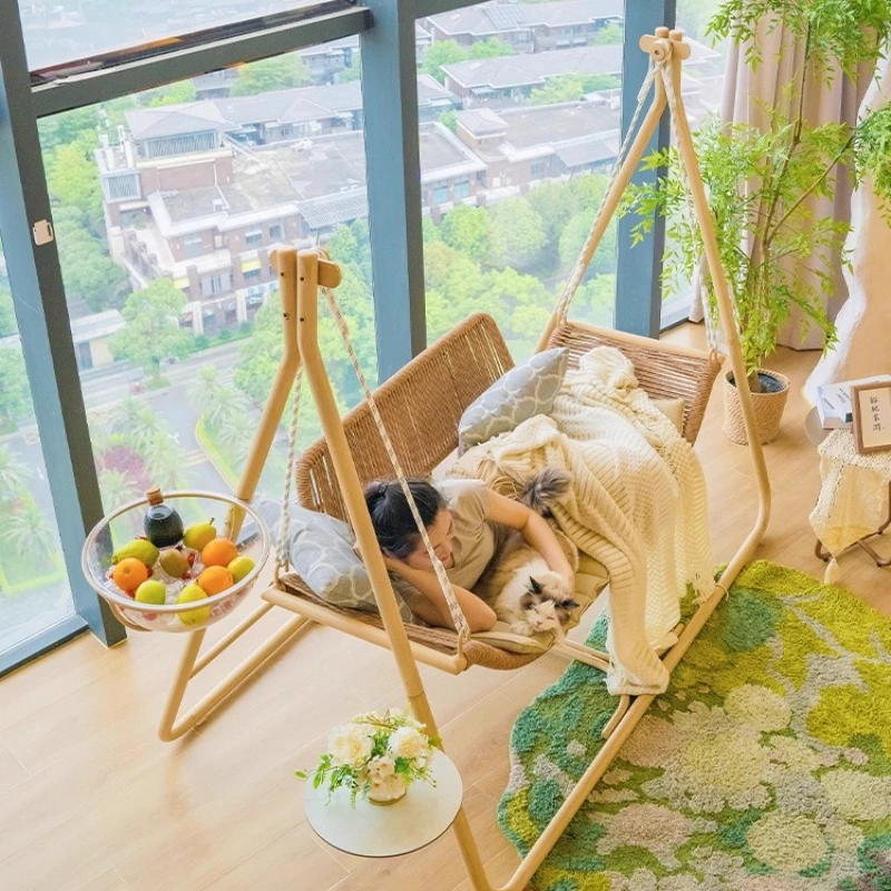 

Swing Indoor Balcony Hanging Chair Outdoor Garden Chair Cat Swing Internet celebrity Indoor Home Adult