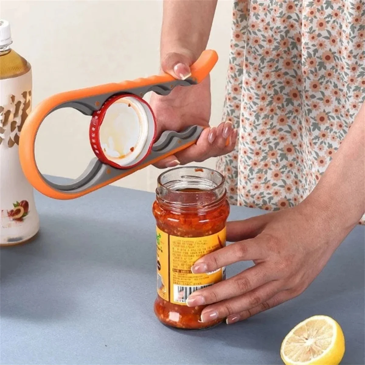 Kitchen Jars Opener Universal Bottle Cap Opener Open Bottle Covers Effortless Jar Opener Open Jars And Lids Kitchen Tools