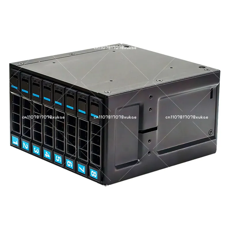 Hot Swappable Module, Computer Chassis 3 Optical Drive Conversion Hard Drive Cage with Backplane Storage Expansion