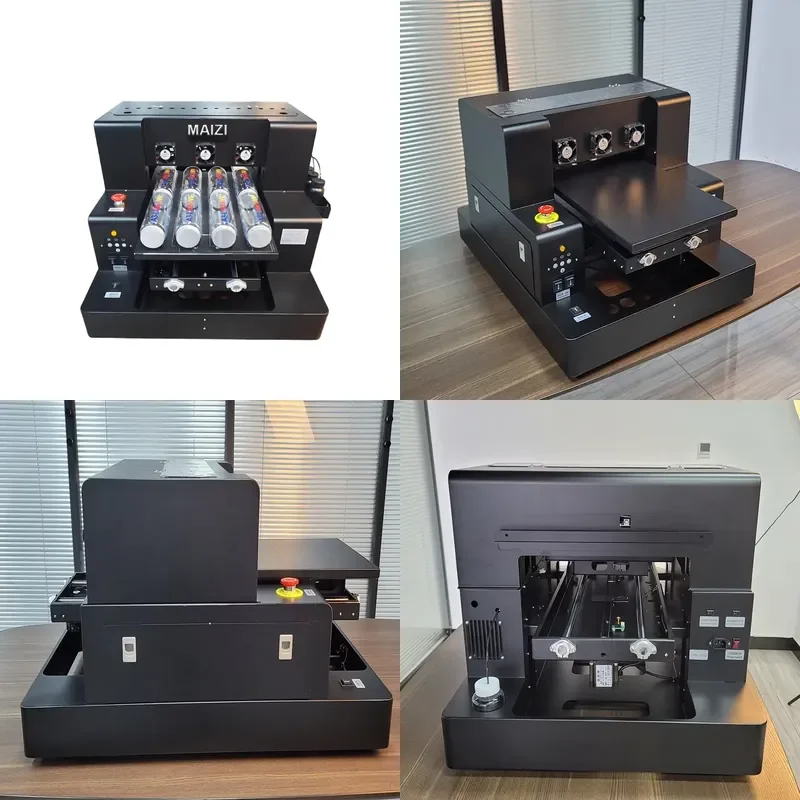 for Wheat A3 A4 UV Flatbed Printer DTG DTF Roller UV Machine for Printing Bottles Mugs Perfume Bottles