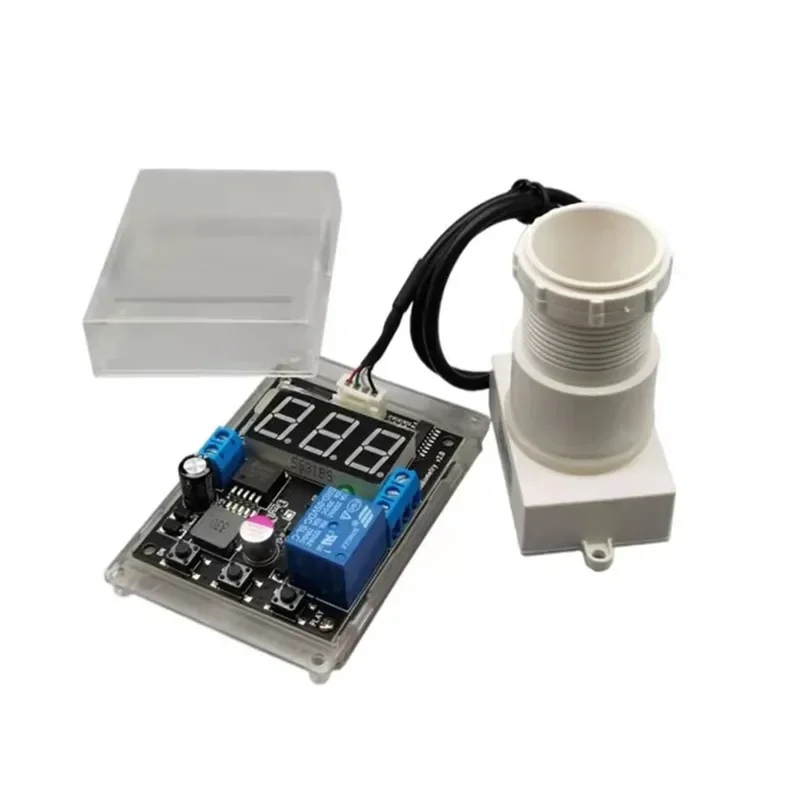Small Angle Ultrasonic Ranging Module with Display Adjustable Range Relay Switch Obstacle Avoidance Radar Sensor
