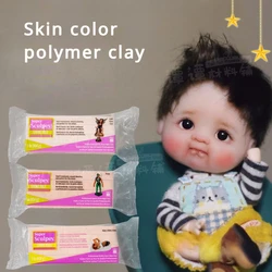 454g/block Ob11 Doll Skin Color Polymer Clay DIY Handwork Making Animation Cartoon Character Body Face Skin Color Polymer Clay